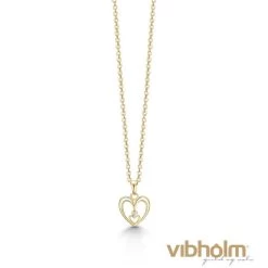 Aagaard - Hjerte Vedhæng - 8 Kt. Guld 04332898-45