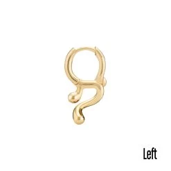 Maria Black - Brain Jelly Huggie ørering, 8mm - Forgyldt Sølv 9 Maria Black - Brain Jelly Huggie ørering, 8mm - Forgyldt Sølv -Gavefest 100976YG LEFT 3