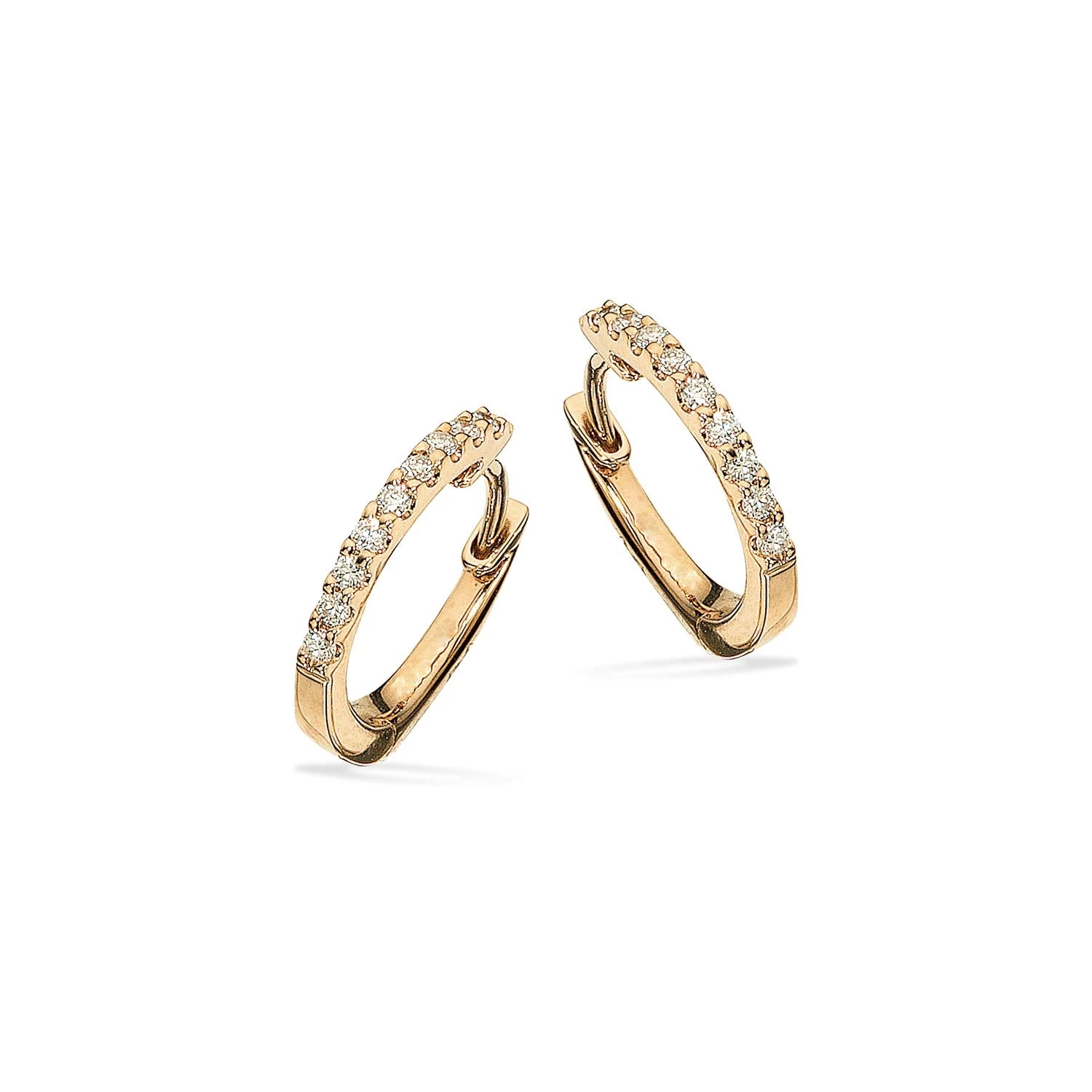 Scrouples - Dazzling Clip Creoler, 0,12 Ct. - 14 Kt. Guld 3 Scrouples - Dazzling Clip Creoler, 0,12 Ct. - 14 Kt. Guld