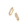 Scrouples - Dazzling Clip Creoler M. 0,20 Ct, 15x14mm - 14 Kt. Guld -Gavefest 121925 1