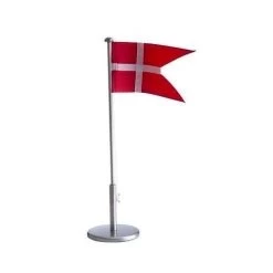 Nordahl Andersen - Flagstang Med Massiv Fod, Fortinnet, 150-76022
