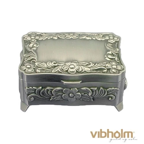 Nordahl Andersen - Smykkeskrin Blomster, Stor - Fortinnet 154-73494 3 Nordahl Andersen - Smykkeskrin Blomster, Stor - Fortinnet 154-73494