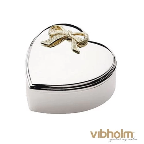 Nordahl Andersen - Smykkeskrin Hjerte M/Sløjfe - Krom 154-83470 3 Nordahl Andersen - Smykkeskrin Hjerte M/Sløjfe - Krom 154-83470