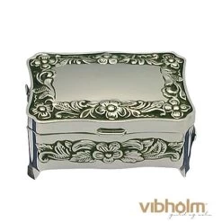 Nordahl Andersen - Smykkeskrin Blomster - Sølvplet 154-83493