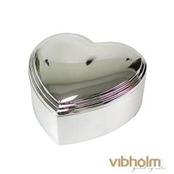 Nordahl Andersen - Smykkeskrin Hjerte 10x10 - Forkromet 154-84471