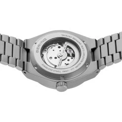 BERING - Automatic Herre Ur, Børstet Grå - Stål -Gavefest 19441 777 Caseback