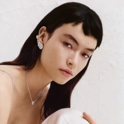 Georg Jensen - Daisy White ørestikker, Large - Sølv 5 Georg Jensen - Daisy White ørestikker, Large - Sølv -Gavefest 20001310 2