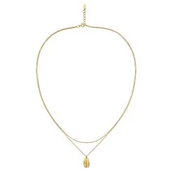 Maanesten - Marion Halskæde - Forgyldt Sølv -Gavefest 2654A 2