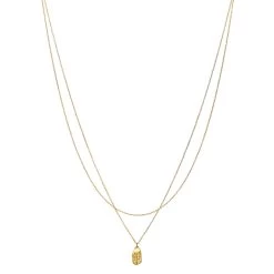 Maanesten - Marion Halskæde - Forgyldt Sølv -Gavefest 2654A 3