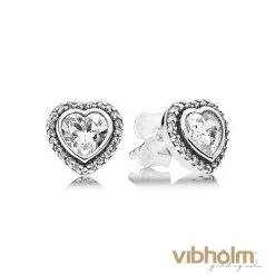 Pandora - Sparkling Hearts Ørestikker - Sterlingsølv 290568CZ
