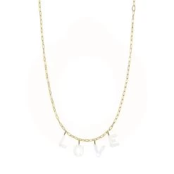 Maria Black - Love Halskæde - Forgyldt Sølv 300431YG