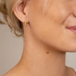 ByBiehl - Pebbles Hoops Small - 4-3805a-GP -Gavefest 4 3805A GP M