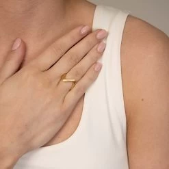 ByBiehl - Wave Ring - 5-3704-GP -Gavefest 5 3704 GP M