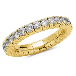 Diamond By Vibholm - Flex Ring Medium, 1,50 Ct G/si - 18 Karat Guld