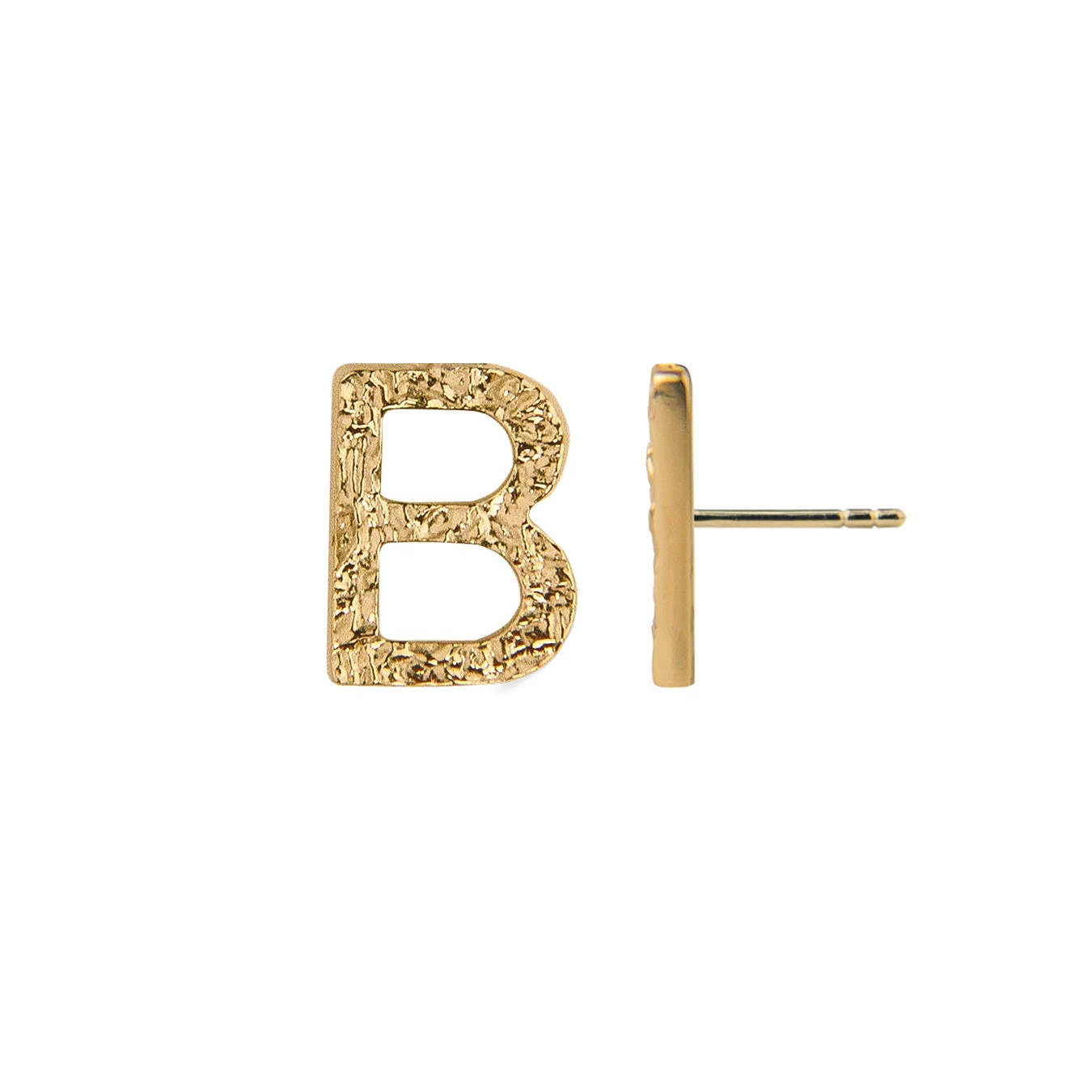 Jeberg Jewellery - I Am Me Bogstav ørestik, 1 Stk. - Forgyldt Sølv 4 Jeberg Jewellery - I Am Me Bogstav ørestik, 1 Stk. - Forgyldt Sølv - Billede 2