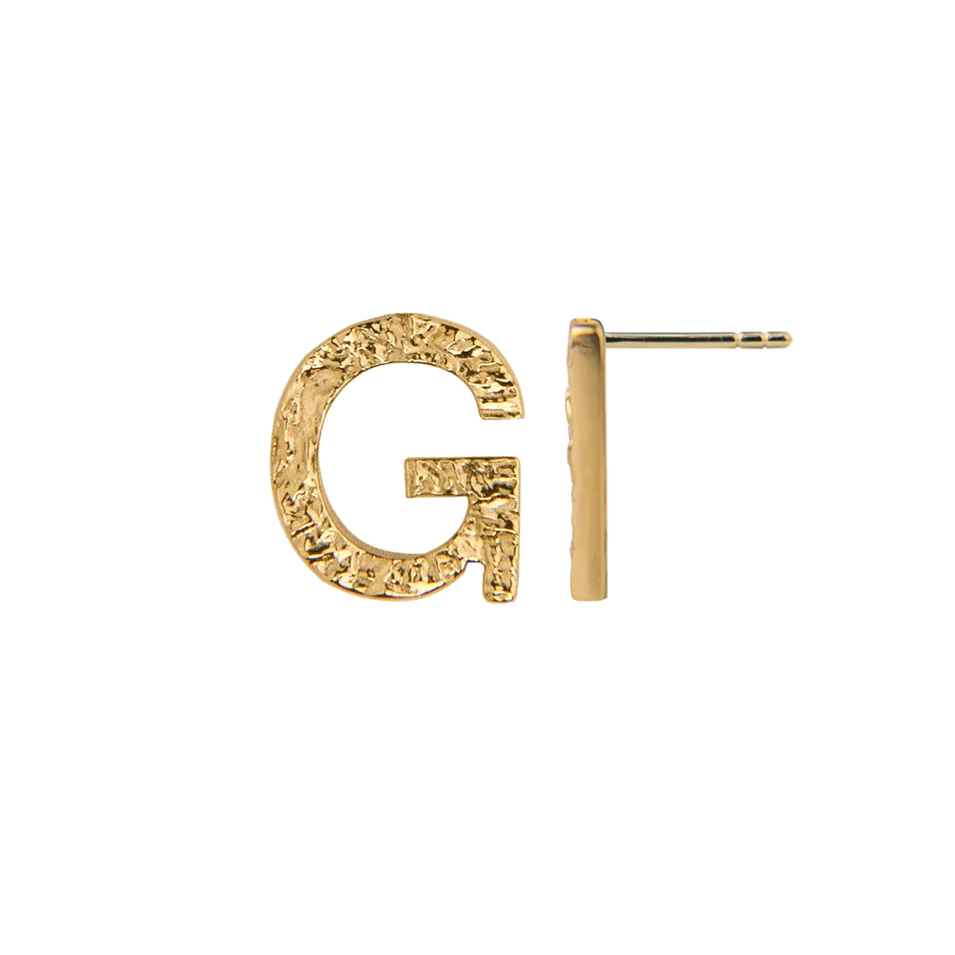 Jeberg Jewellery - I Am Me Bogstav ørestik, 1 Stk. - Forgyldt Sølv 9 Jeberg Jewellery - I Am Me Bogstav ørestik, 1 Stk. - Forgyldt Sølv - Billede 7