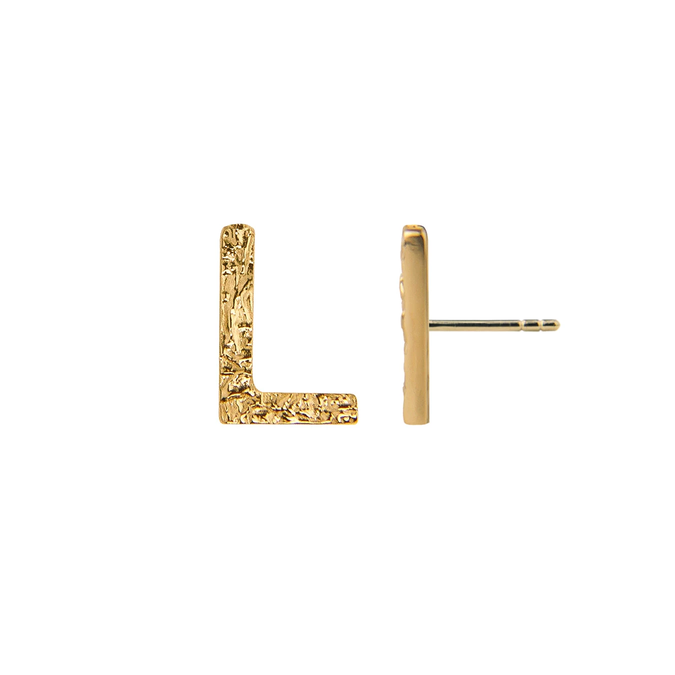 Jeberg Jewellery - I Am Me Bogstav ørestik, 1 Stk. - Forgyldt Sølv 14 Jeberg Jewellery - I Am Me Bogstav ørestik, 1 Stk. - Forgyldt Sølv - Billede 12