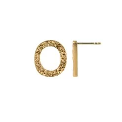 Jeberg Jewellery - I Am Me Bogstav ørestik, 1 Stk. - Forgyldt Sølv 36 Jeberg Jewellery - I Am Me Bogstav ørestik, 1 Stk. - Forgyldt Sølv -Gavefest 52200 O