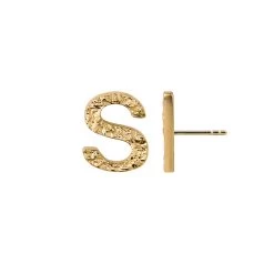 Jeberg Jewellery - I Am Me Bogstav ørestik, 1 Stk. - Forgyldt Sølv 40 Jeberg Jewellery - I Am Me Bogstav ørestik, 1 Stk. - Forgyldt Sølv -Gavefest 52200 S