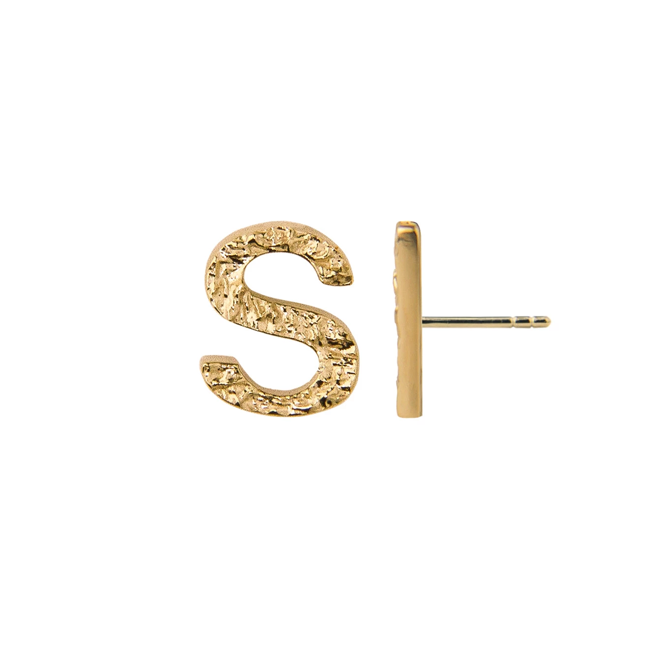 Jeberg Jewellery - I Am Me Bogstav ørestik, 1 Stk. - Forgyldt Sølv 21 Jeberg Jewellery - I Am Me Bogstav ørestik, 1 Stk. - Forgyldt Sølv - Billede 19
