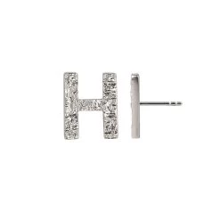 Jeberg Jewellery - I Am Me Bogstav ørestik, 1 Stk. - Sølv 28 Jeberg Jewellery - I Am Me Bogstav ørestik, 1 Stk. - Sølv -Gavefest 52202 H