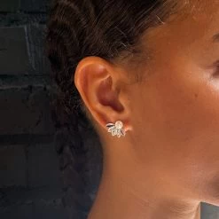 LuvaLu Jewellery - Limoges ørestikker - Sølv -Gavefest 6 025A S 2