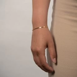 LuvaLu Jewellery - Petit Évry Armbånd, 16+3cm - Forgyldt Sølv 7 LuvaLu Jewellery - Petit Évry Armbånd, 16+3cm - Forgyldt Sølv -Gavefest 6 072E FG M