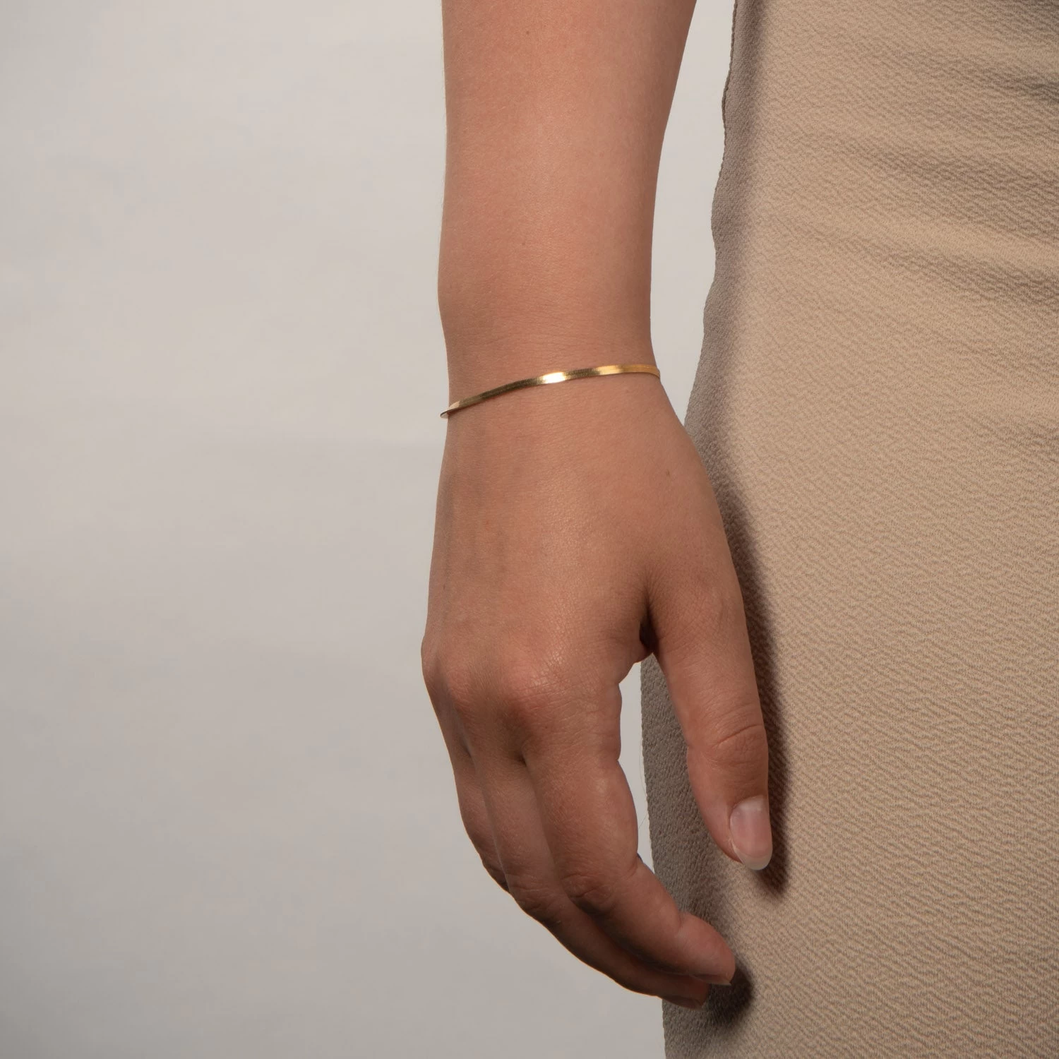 LuvaLu Jewellery - Petit Évry Armbånd, 16+3cm - Forgyldt Sølv 4 LuvaLu Jewellery - Petit Évry Armbånd, 16+3cm - Forgyldt Sølv - Billede 2