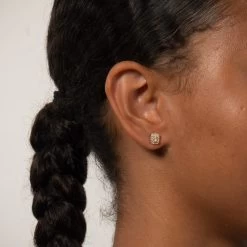 View Jewellery - Queen ørestikker - Forgyldt Sølv 6 View Jewellery - Queen ørestikker - Forgyldt Sølv -Gavefest 6 086A FG M