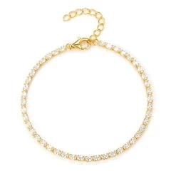 Vibholm X Julie Elgaard - Sparkle Armbånd - Forgyldt Sølv