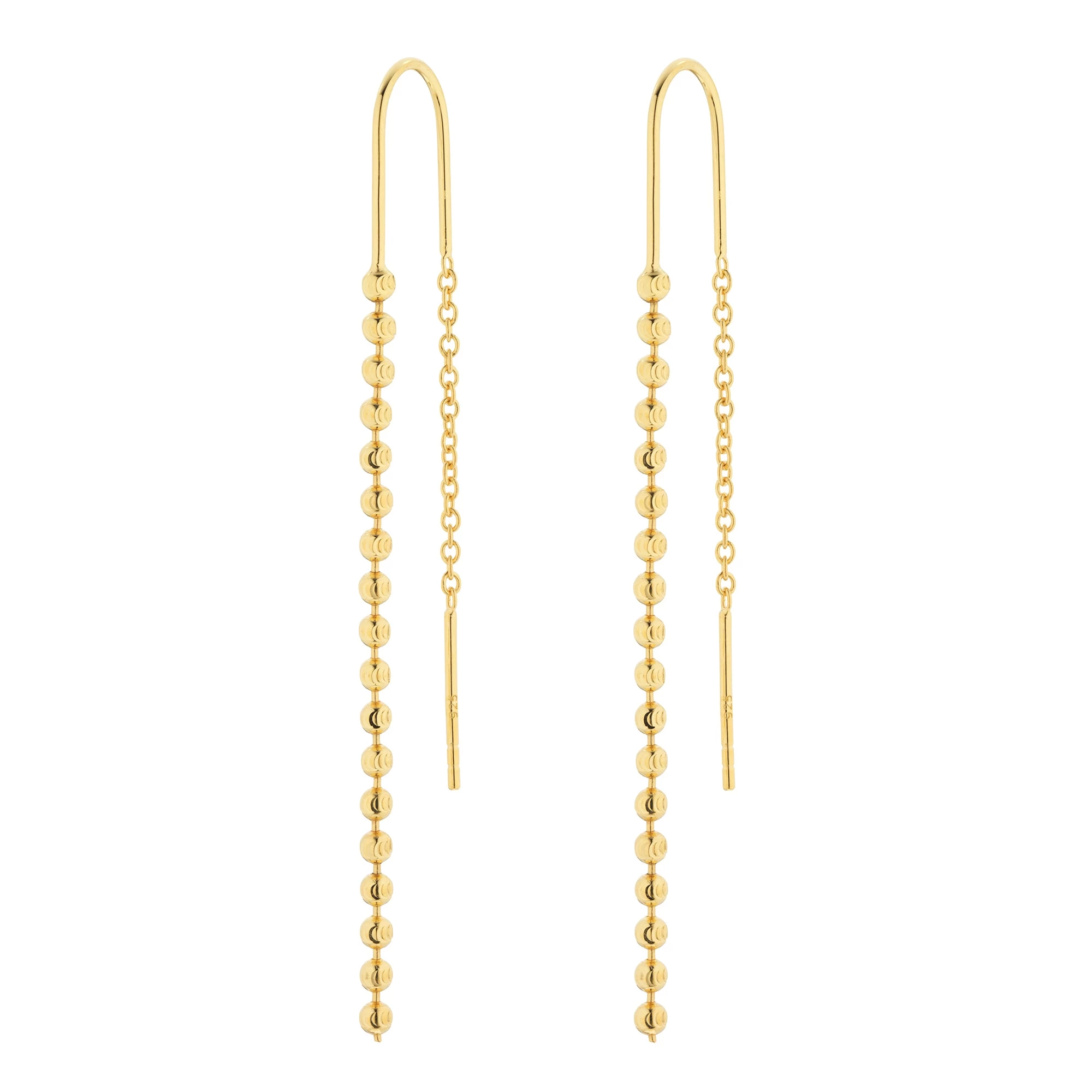 LuvaLu Jewellery – Strasbourg ørekæder - Forgyldt Sølv 3 LuvaLu Jewellery – Strasbourg ørekæder - Forgyldt Sølv