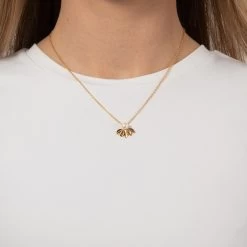 LuvaLu Jewellery - Limoges Forgyldt Halskæde - Forgyldt Sølv -Gavefest 6.062E FG M 2