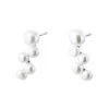 LuvaLu Jewellery - Pearly Wave ørestikker - Sølv -Gavefest 6.100A S 1