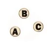 Christina Jewelry & Watches - Bogstaver A-Å Element - Forgyldt Sølv -Gavefest 603 G A 1