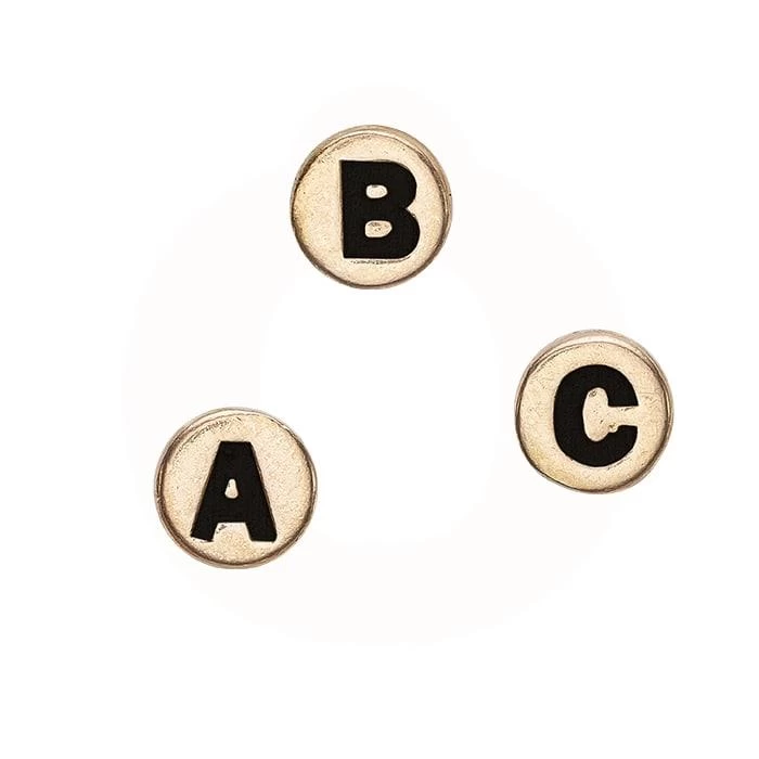 Christina Jewelry & Watches - Bogstaver A-Å Element - Forgyldt Sølv 3 Christina Jewelry & Watches - Bogstaver A-Å Element - Forgyldt Sølv
