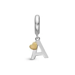 Christina Jewelry & Watches - Bogstav Charm - Sølv