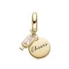 Christina Jewelry & Watches - Cheers Charm - Forgyldt 6 Mm. 2 Christina Jewelry & Watches - Cheers Charm - Forgyldt 6 Mm. -Gavefest 610 G122 1