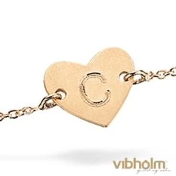 Scrouples - Hjerte Tag Armbånd - 6119FG