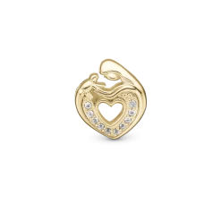 Christina Jewelry & Watches - Mother & Child Heart Charm - 623-G273
