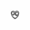 Christina Jewelry & Watches - Infinity Love Charm - Rhodineret Sølv