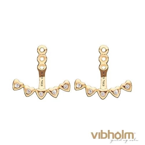 Christina Jewelry & Watches - Long Heart Add-ons - Forgyldt Sølv 673-G01 3 Christina Jewelry & Watches - Long Heart Add-ons - Forgyldt Sølv 673-G01