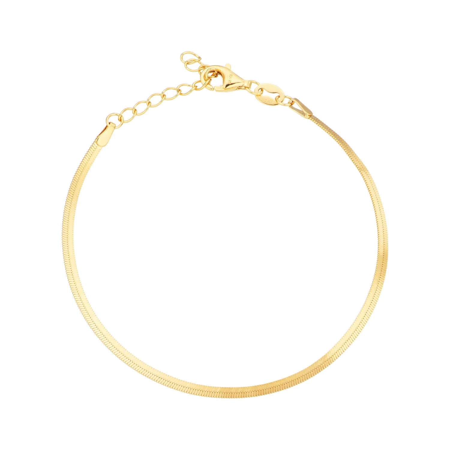 LuvaLu Jewellery - Petit Évry Armbånd, 16+3cm - Forgyldt Sølv 3 LuvaLu Jewellery - Petit Évry Armbånd, 16+3cm - Forgyldt Sølv