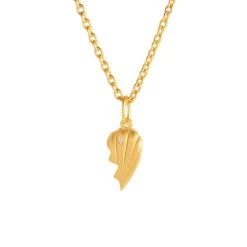 ByBiehl - Just Love Half, Knækhjerte Vedhæng - Forgyldt Sølv 11 ByBiehl - Just Love Half, Knækhjerte Vedhæng - Forgyldt Sølv -Gavefest 7 4502a r GP 1