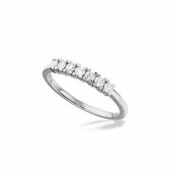 Scrouples - Kleopatra Alliancering - 14 Kt. Hvidguld 7 X 0,04 HW/SI