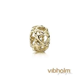 Pandora - Åben Dit Hjerte Charm - 14 Kt. Guld