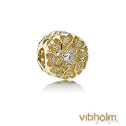 Pandora - Hearts Of Gold Charm - 14 Karat Guld 750841CZ