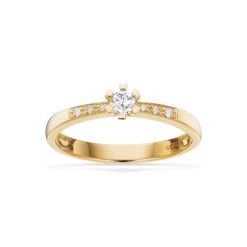 Scrouples - Vida Darling Ring - 8 Kt. Guld Med Diamanter
