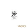 Pandora -Hjerte Openwork Mellemled Charm - Sølv -Gavefest 790454 1