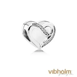 Pandora - Ribbon Of Love Charm - Sterlingsølv 791816CZ