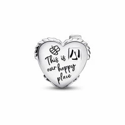 Pandora - Hjerteformet Hus Charm - 792249C00 -Gavefest 792249C00 2